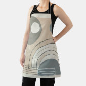 ミニマル抽象芸術オールオーバープリントエプロン エプロン (インサイチュ)