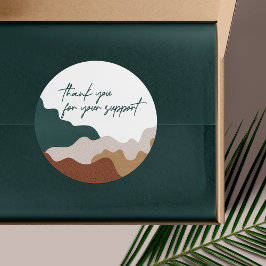 ミニマル抽象芸術サンキュークラシックラウンドスティッキ ラウンドシール