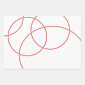 ミニマル抽象芸術シンプル幾何学 ラッピングペーパーシート (正面)