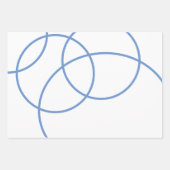 ミニマル抽象芸術シンプル幾何学 ラッピングペーパーシート (正面)