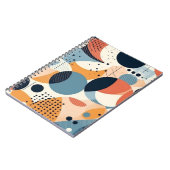 ミニマル抽象芸術シームレスパターン – 幾何学的(10) ノートブック (左側)