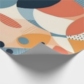 ミニマル抽象芸術シームレスパターン – 幾何学的(10) ラッピングペーパー (角)