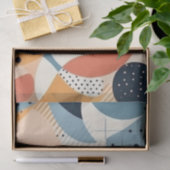 ミニマル抽象芸術シームレスパターン – 幾何学的(10) 薄葉紙 (ギフト)