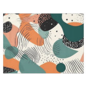 ミニマル抽象芸術シームレスパターン – 幾何学的(12) テーブルクロス (正面(横))