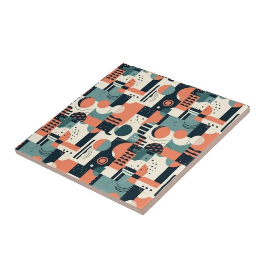 ミニマル抽象芸術シームレスパターン – 幾何学的(1) タイル (側面)