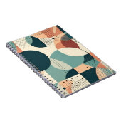 ミニマル抽象芸術シームレスパターン – 幾何学的(2) ノートブック (右側)