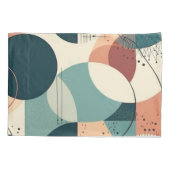 ミニマル抽象芸術シームレスパターン – 幾何学的(2) 枕カバー (裏面-左)