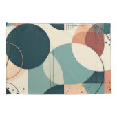 ミニマル抽象芸術シームレスパターン – 幾何学的(2) 枕カバー (裏面-右)