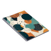 ミニマル抽象芸術シームレスパターン – 幾何学的(3) ノートブック (右側)