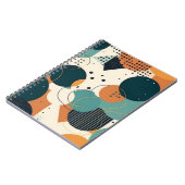 ミニマル抽象芸術シームレスパターン – 幾何学的(3) ノートブック (左側)