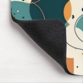 ミニマル抽象芸術シームレスパターン – 幾何学的(3) マウスパッド (コーナー)