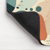 ミニマル抽象芸術シームレスパターン – 幾何学的(5) マウスパッド (コーナー)