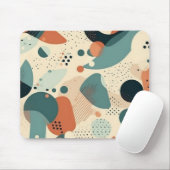 ミニマル抽象芸術シームレスパターン – 幾何学的(5) マウスパッド (マウス)
