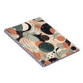 ミニマル抽象芸術シームレスパターン – 幾何学的(7) ノートブック (右側)