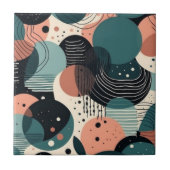 ミニマル抽象芸術シームレスパターン – 幾何学的(8) タイル (正面)