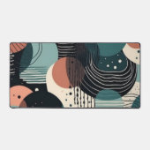 ミニマル抽象芸術シームレスパターン – 幾何学的(8) デスクマット (正面)