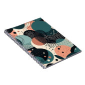 ミニマル抽象芸術シームレスパターン – 幾何学的(8) ノートブック (右側)