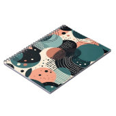 ミニマル抽象芸術シームレスパターン – 幾何学的(8) ノートブック (左側)