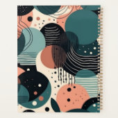 ミニマル抽象芸術シームレスパターン – 幾何学的(8) プランナー手帳 (裏面)