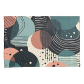 ミニマル抽象芸術シームレスパターン – 幾何学的(8) 枕カバー (正面右)