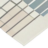 ミニマル抽象芸術テーブルランナー ショートテーブルランナー (コーナー)