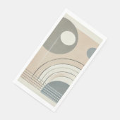 ミニマル抽象芸術ナプキン (コーナー)