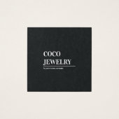 ミニマル抽象芸術ネックレスジュエリーディスプレイカード (正面)