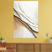 ミニマル抽象芸術フロー質感 キャンバスプリント (インサイチュ (リビング))