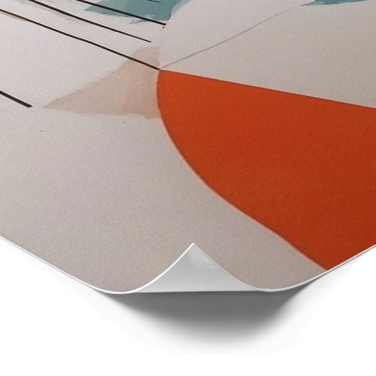 ミニマル抽象芸術ボホ女性ウォールアートポスター ポスター (角)