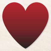 ミニマル抽象芸術マルサラ赤ブルゴーニュのマルーン ペーパーコースター (正面)