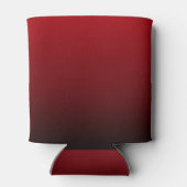 ミニマル抽象芸術マルサラ赤ブルゴーニュのマルーン 缶クーラー (裏面)