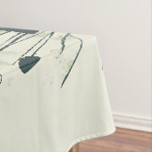ミニマル抽象芸術レイクチュビーホワイトキャトカヌー テーブルクロス (インサイチュ)