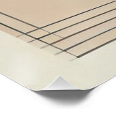 ミニマル抽象芸術光沢ポスター ポスター (コーナー)