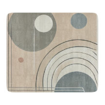 ミニマル抽象芸術切削ボード