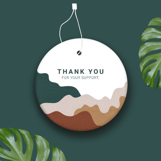 ミニマル抽象芸術包装ビジネスつるラベル フェイバータグ