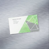 ミニマル抽象芸術名刺デザイン マグネット名刺 (インサイチュ)