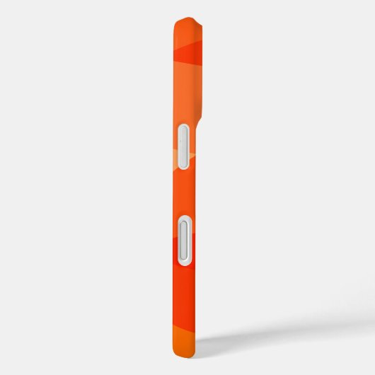 ミニマル抽象芸術幾何学模様(オレンジレッド) Case-Mate iPhoneケース (裏面 / 右)