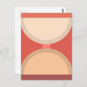 ミニマル抽象芸術幾何学的アートアーストーン ポストカード (正面/裏面)