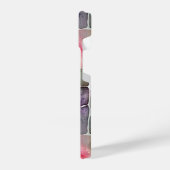 ミニマル抽象芸術幾何学的パターン54 iPhoneケース (左側面)