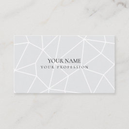 ミニマル抽象芸術幾何学的ブルースカイモダンプロ 名刺