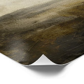 ミニマル抽象芸術景観 ポスター (コーナー)