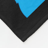 ミニマル抽象芸術猫コラージュモノグラム フリースブランケット (角)