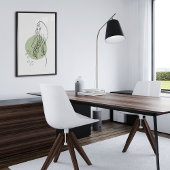 ミニマル抽象芸術顔ポートレートラインアートスケッチ ポスター