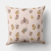 ミニマル抽象芸術 パターン（の模様が）ある クッション (裏面)