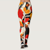 ミニマル抽象芸術 レギンス (裏面)