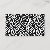 ミニマル抽象芸術 名刺 (正面)