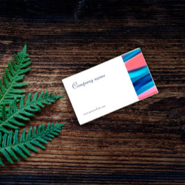 ミニマル抽象芸術QRコード名刺 名刺