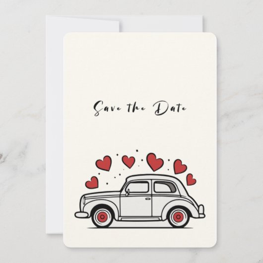 ミニマル招待状 2025 招待状 (裏面)