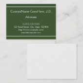 ミニマル提唱者の名刺 名刺 (正面/裏面)