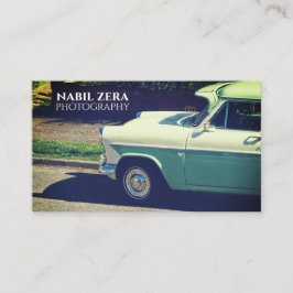 ミニマル撮シンプル影エレガント文字 名刺